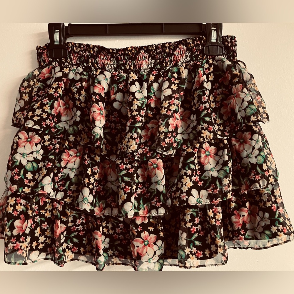 Girl’s Floral/Tiered Skort, Size 16, by Justice